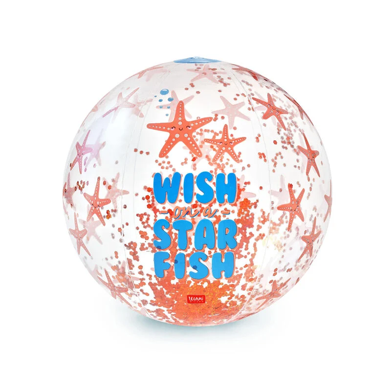 Glitter Beach Ball Starfish Outdoor Spielspaß Glitter Beach Ball Starfish Outdoor Spielspaß