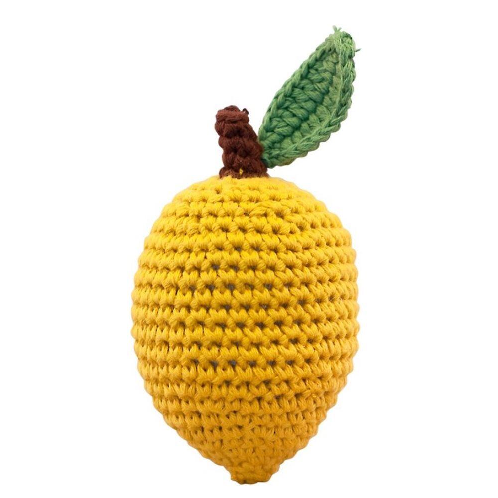 Global Affairs - Gehäkelte Rassel Zitrone Global Affairs - Gehäkelte Rassel Zitrone