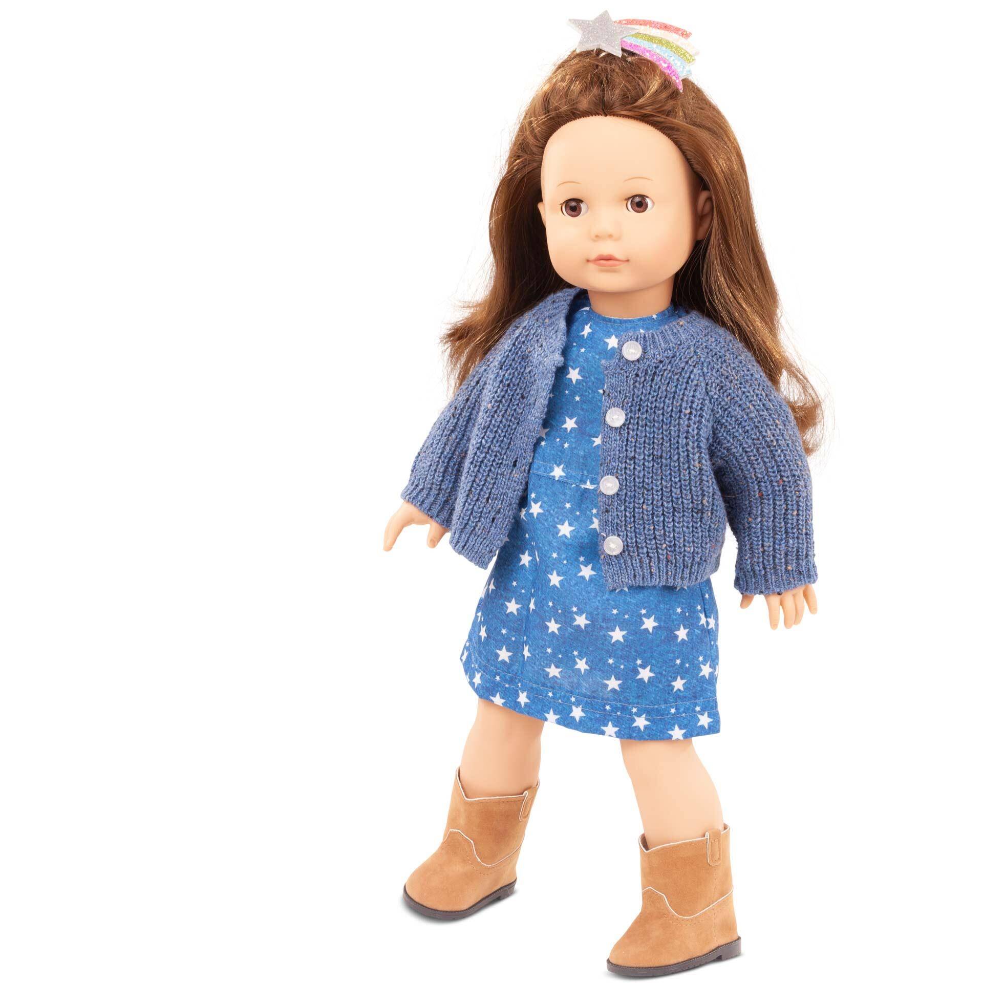 Götz - Puppe Elisabeth / Sternenkleid mit Jacke / 46cm Götz - Puppe Elisabeth / Sternenkleid mit Jacke / 46cm