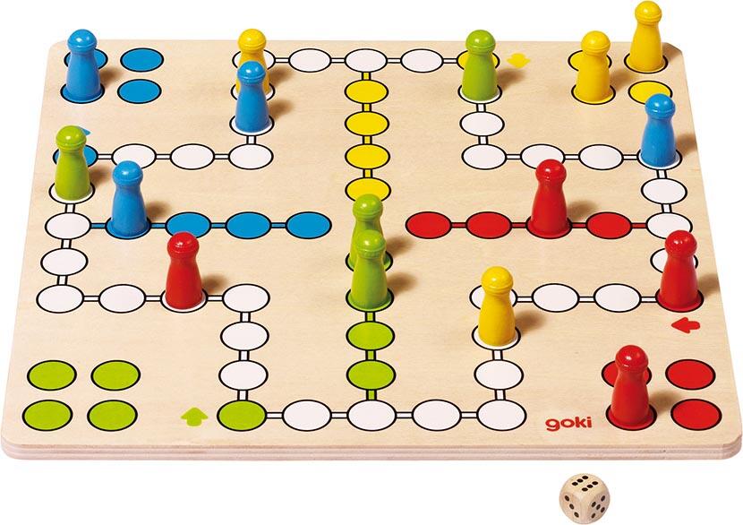 Goki - Brettspiel Ludo basic 28x28cm - Sonderpreis! Goki - Brettspiel Ludo basic 28x28cm - Sonderpreis!
