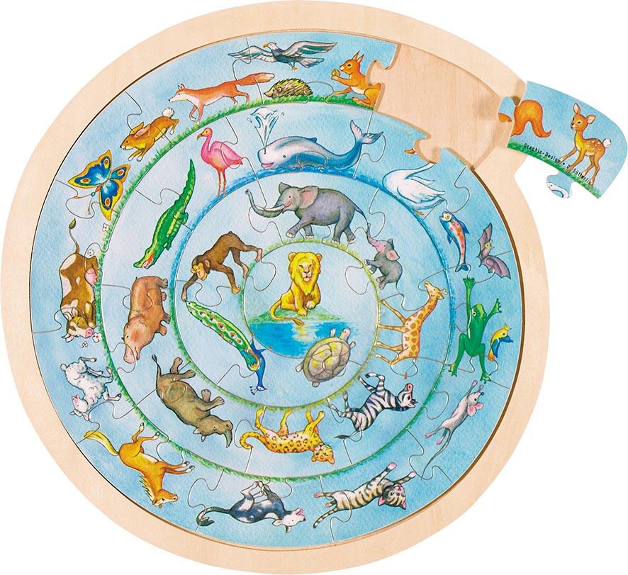 Goki - Einlegepuzzle Tierkreis Goki - Einlegepuzzle Tierkreis