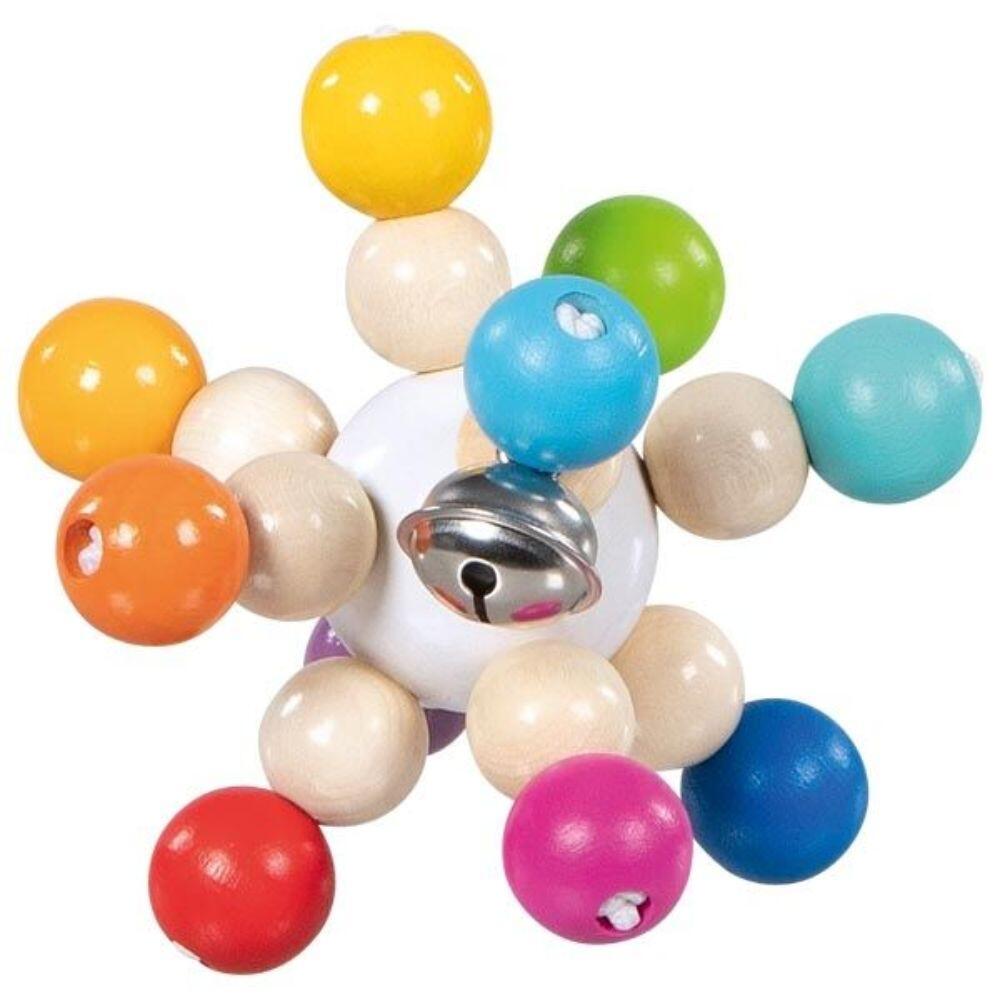 Goki - Greifling Elastik- Regenbogenball Goki - Greifling Elastik- Regenbogenball