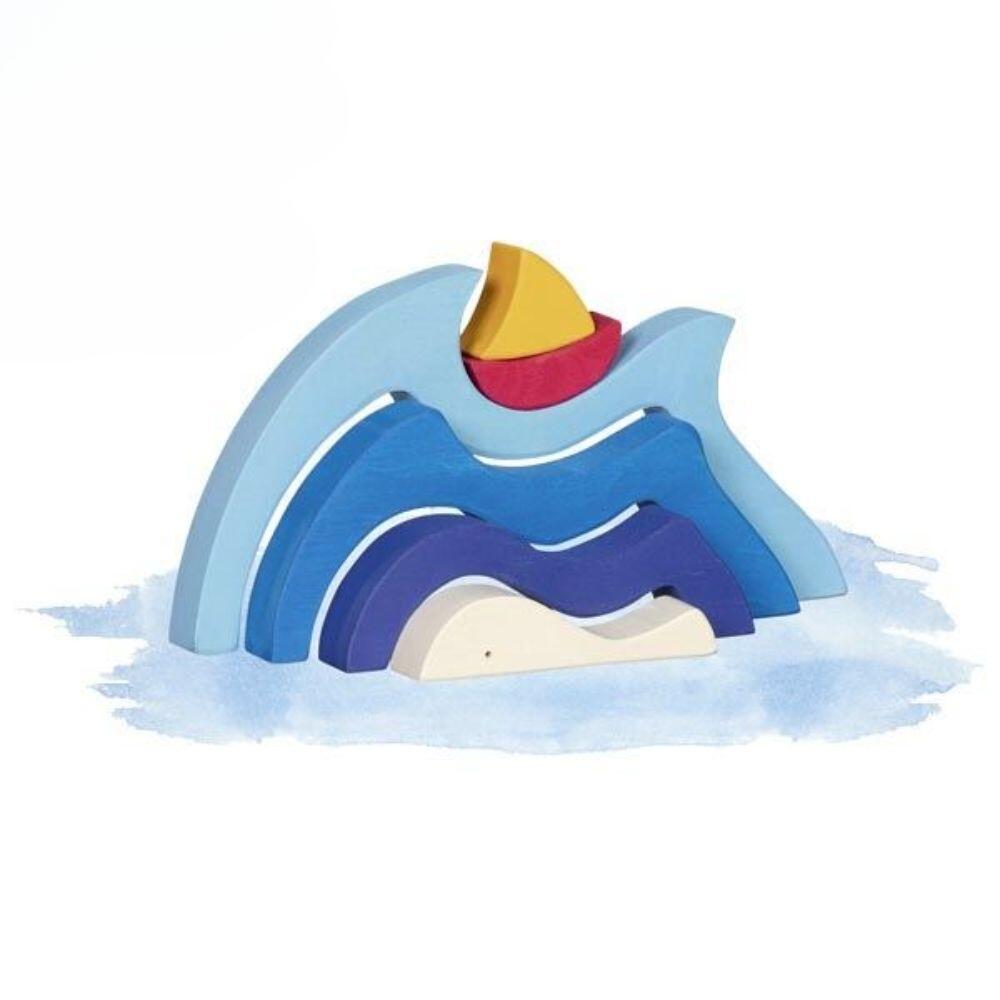 Goki - Holzpuzzle Schifflein auf dem Meer Goki - Holzpuzzle Schifflein auf dem Meer