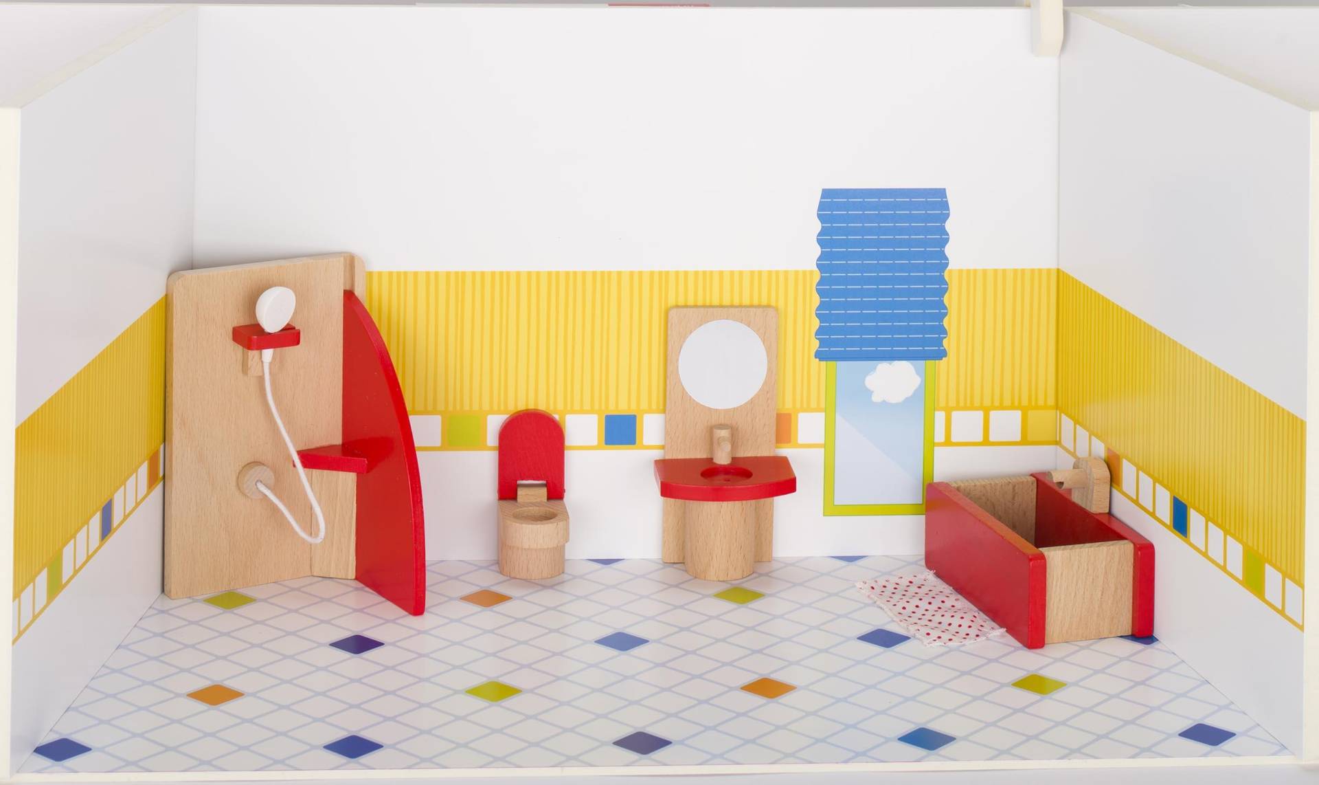 Goki - Puppenmöbel Badezimmer, goki Goki - Puppenmöbel Badezimmer, goki