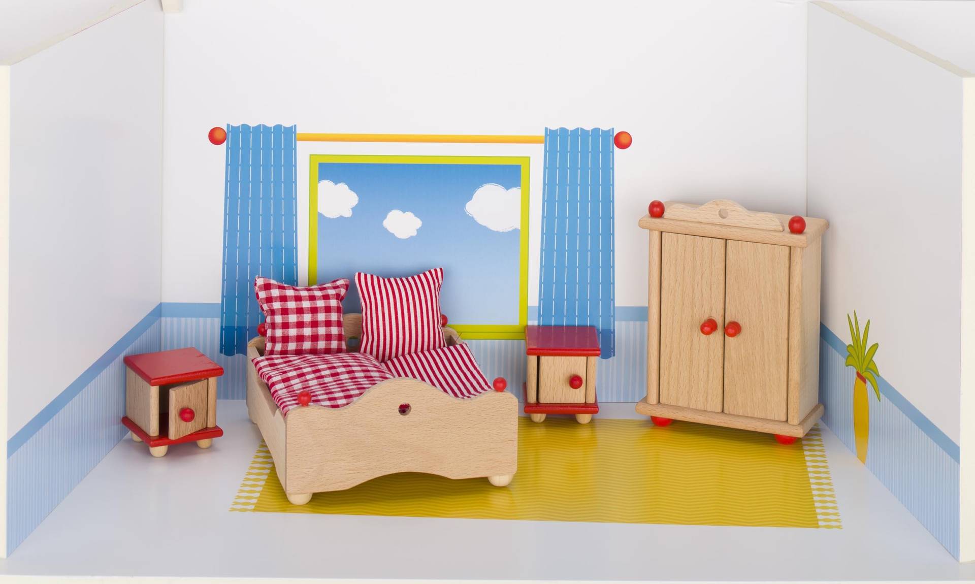 Goki - Puppenmöbel Schlafzimmer Goki - Puppenmöbel Schlafzimmer