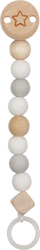 Goki - Schnullerkette Stern, grau Goki - Schnullerkette Stern, grau