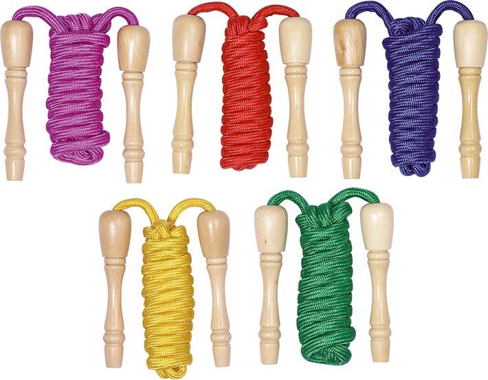 Goki - Springseil / farbig, ca. 245cm/ verstellbar / 1 Stück Goki - Springseil / farbig, ca. 245cm/ verstellbar / 1 Stück
