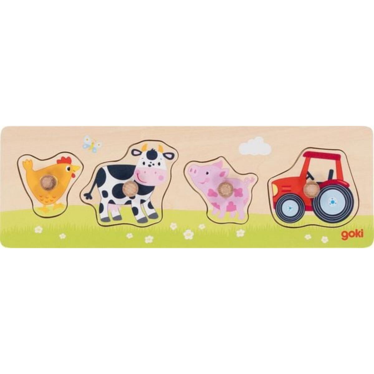 Goki - Steckpuzzle Auf dem Land Goki - Steckpuzzle Auf dem Land