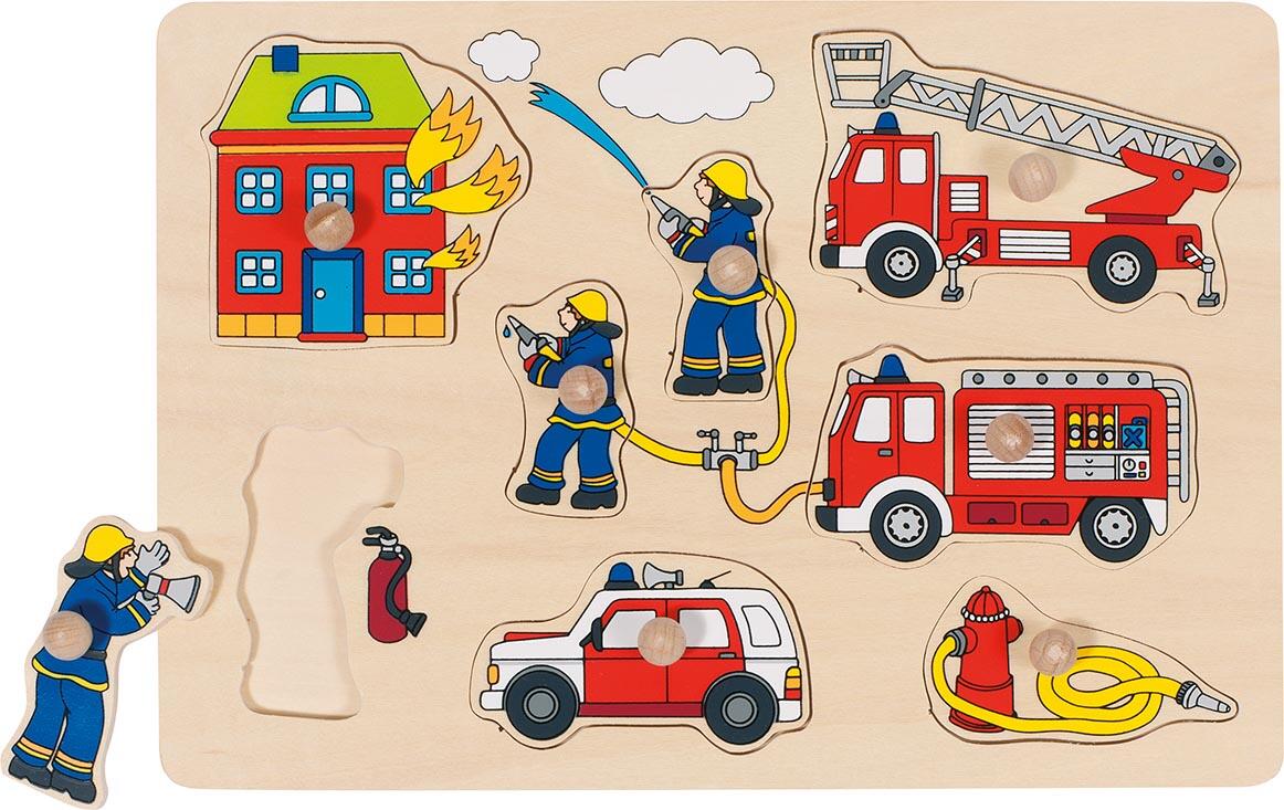 Goki - Steckpuzzle Feuerwehr Goki - Steckpuzzle Feuerwehr