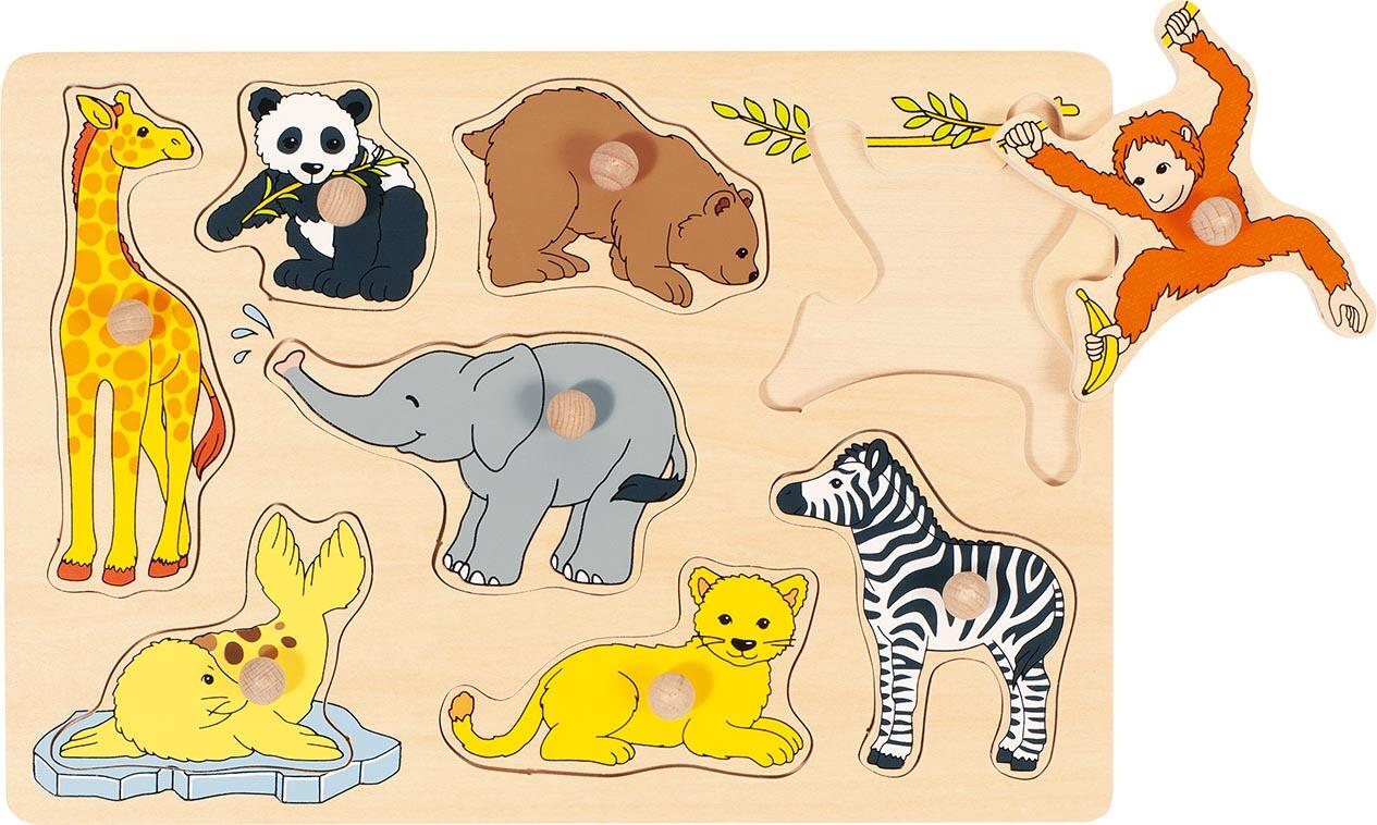 Goki - Steckpuzzle Tierkinder Goki - Steckpuzzle Tierkinder