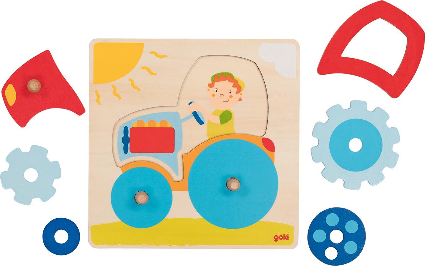 Goki - Steckpuzzle Traktor Goki - Steckpuzzle Traktor