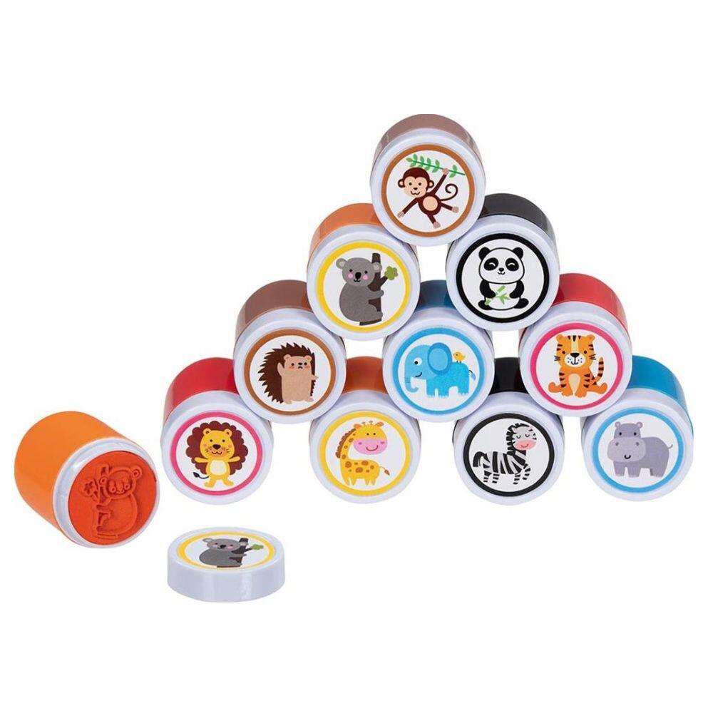 Goki - Stempel Tiere selbstfärbend Goki - Stempel Tiere selbstfärbend
