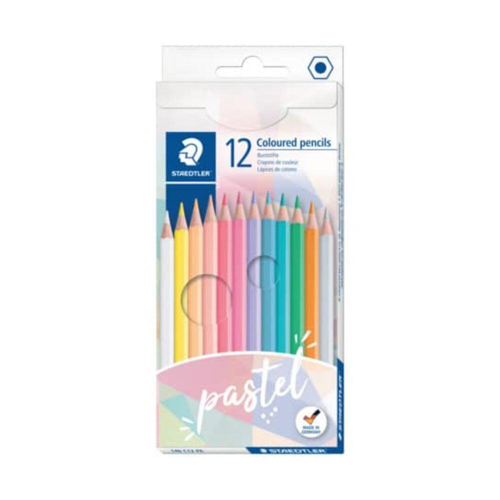Staedtler - Buntstifte Pastell sechskant, 12er Staedtler - Buntstifte Pastell sechskant, 12er