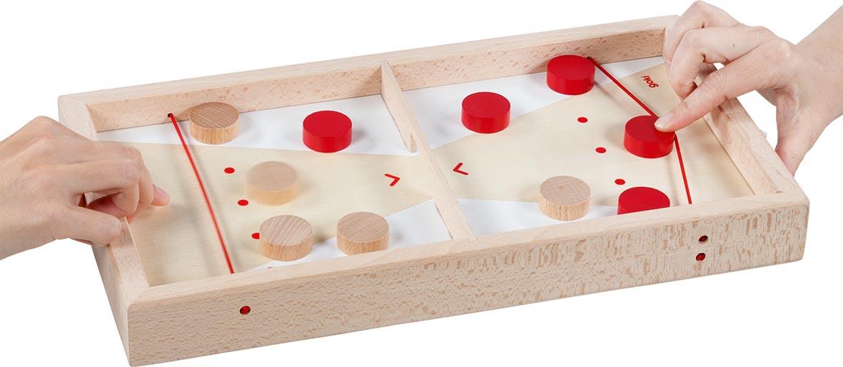 Goki - Super Puck Brettspiel, 2 in 1 Goki - Super Puck Brettspiel, 2 in 1