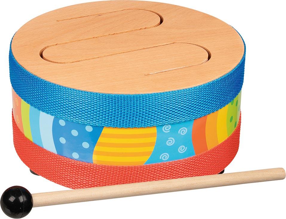 Goki - Trommel / Holz - mit Klangschlitzen Goki - Trommel / Holz - mit Klangschlitzen
