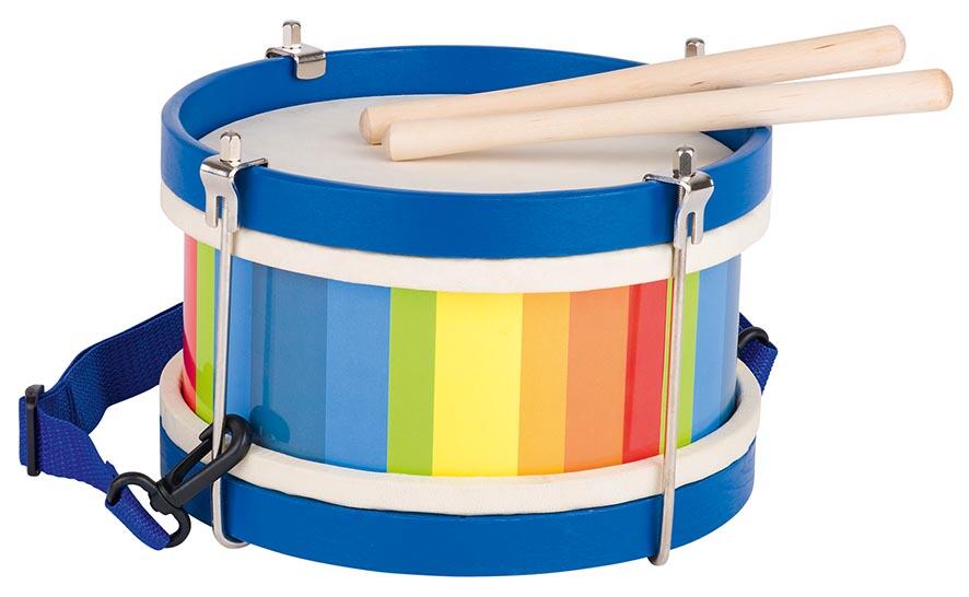 Goki - Trommel Holz blau Goki - Trommel Holz blau