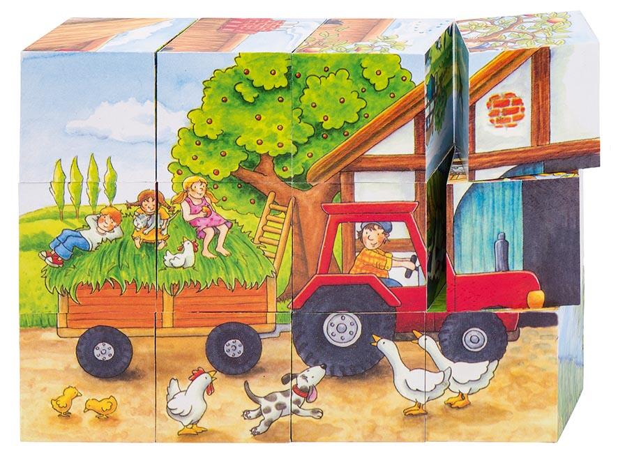 Goki - Würfelpuzzle Jahreszeiten auf Goki - Würfelpuzzle Jahreszeiten auf