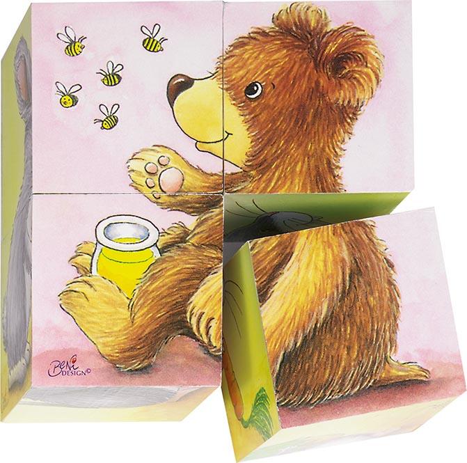 Goki - Würfelpuzzle Tierkinder Goki - Würfelpuzzle Tierkinder