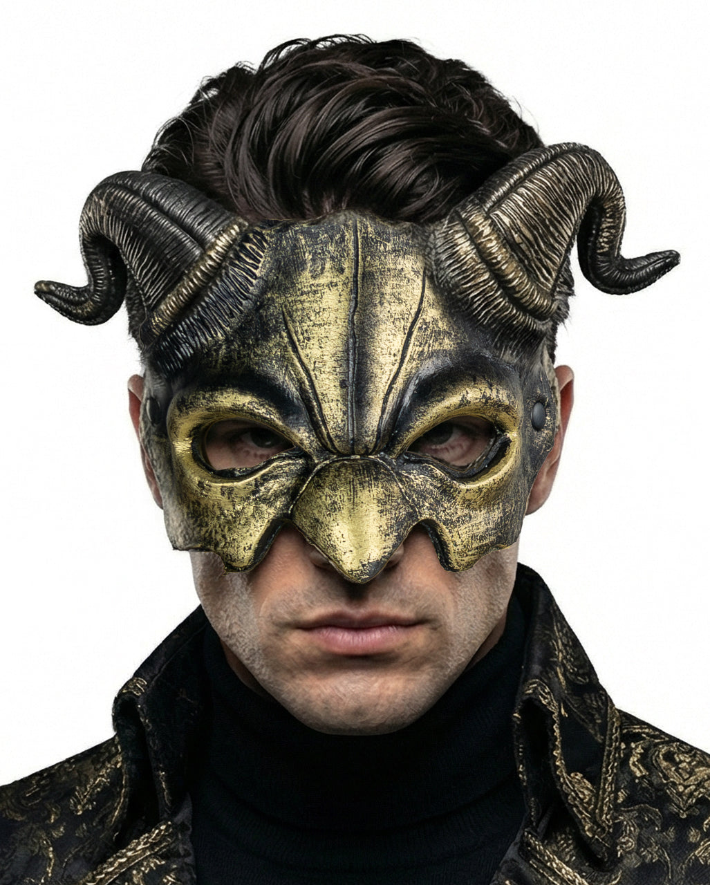 Goldene Dämonen Gott Halbmaske Goldene Dämonen Gott Halbmaske