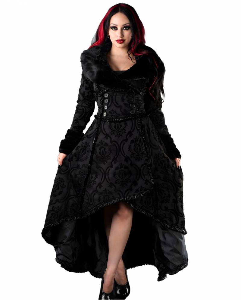 Gothic Brokat Mantel Evil Queen M/L