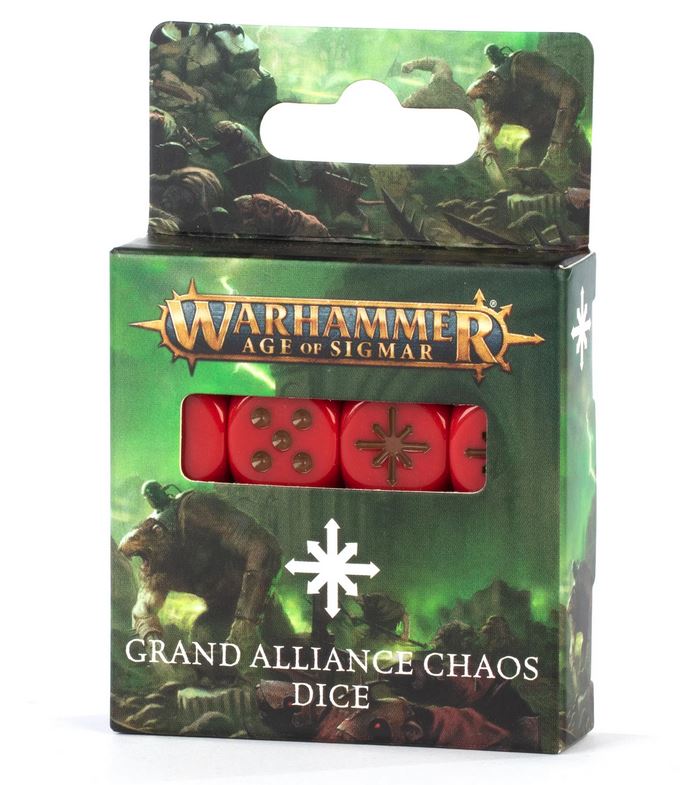 Grand Alliance Chaos Dice Set 16 Games Workshop Warhammer Würfel Dices AoS W6 D6