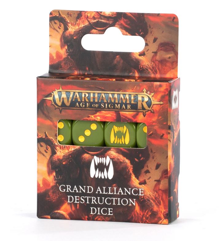 Grand Alliance Destruction Dice Set 16 Games Workshop Warhammer Würfel Dices AoS