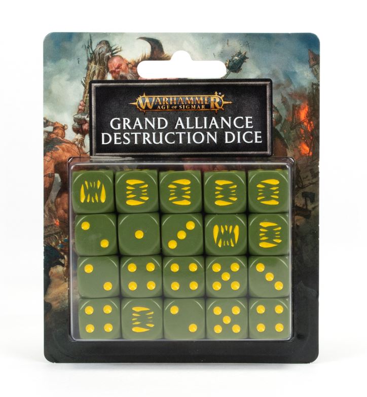 Grand Alliance Destruction Dice Set 20 Games Workshop Warhammer Würfel Dices AoS