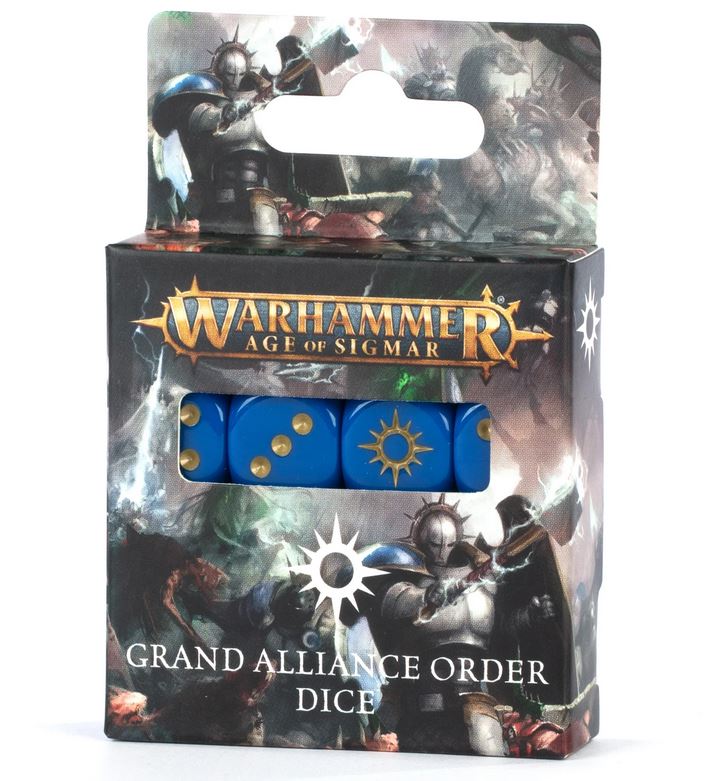 Grand Alliance Order Dice Set 16 Games Workshop Warhammer Würfel Dices AoS W6 D6