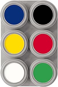 Grimas - Schminkpalette 6 Farben 2.5ml Grimas - Schminkpalette 6 Farben 2.5ml