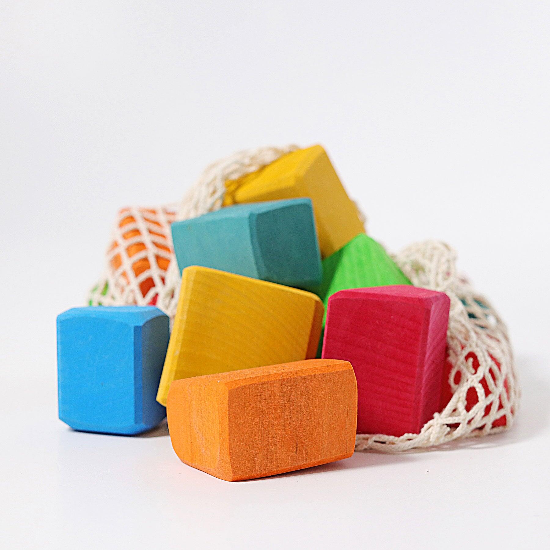 Grimms - Bausteine Bunte Waldorfklötze Grimms - Bausteine Bunte Waldorfklötze