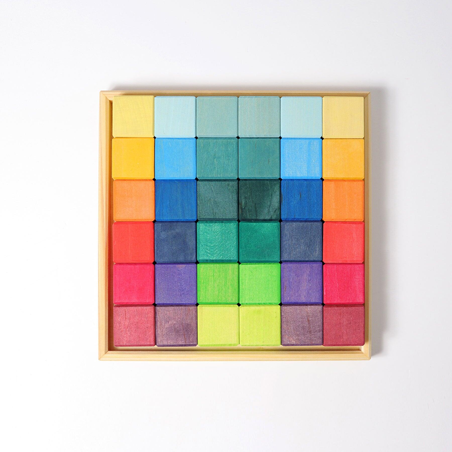 Grimms - Bausteine Mosaik regenbogen Grimms - Bausteine Mosaik regenbogen