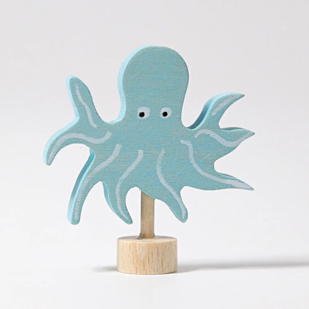 Grimms - Grimm´s – Steckfigur Tintenfisch – Holzfigur Grimms - Grimm´s – Steckfigur Tintenfisch – Holzfigur