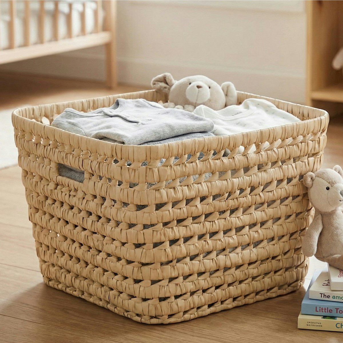 Großer Aufbewahrungskorb quadratisch 41x32x21 cm Großer Aufbewahrungskorb quadratisch 41x32x21 cm