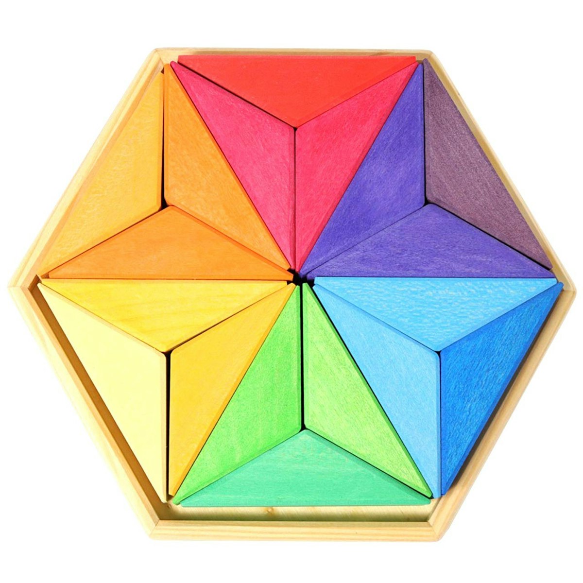 Großer Komplementär Stern ab 3 Jahren, 18-tlg. Großer Komplementär Stern ab 3 Jahren, 18-tlg.