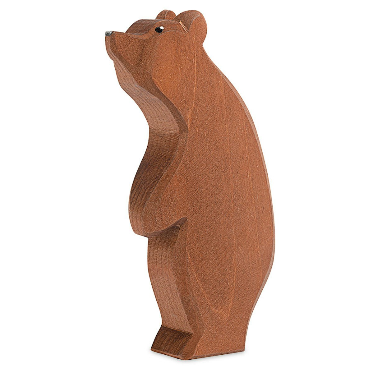 Grosser stehender Bär Holzfigur 15,5 cm hoch Grosser stehender Bär Holzfigur 15,5 cm hoch