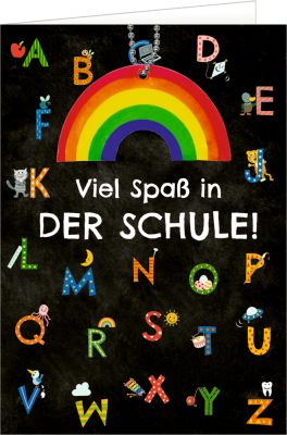 Grußkarte - Viel Spaß in der Schule!