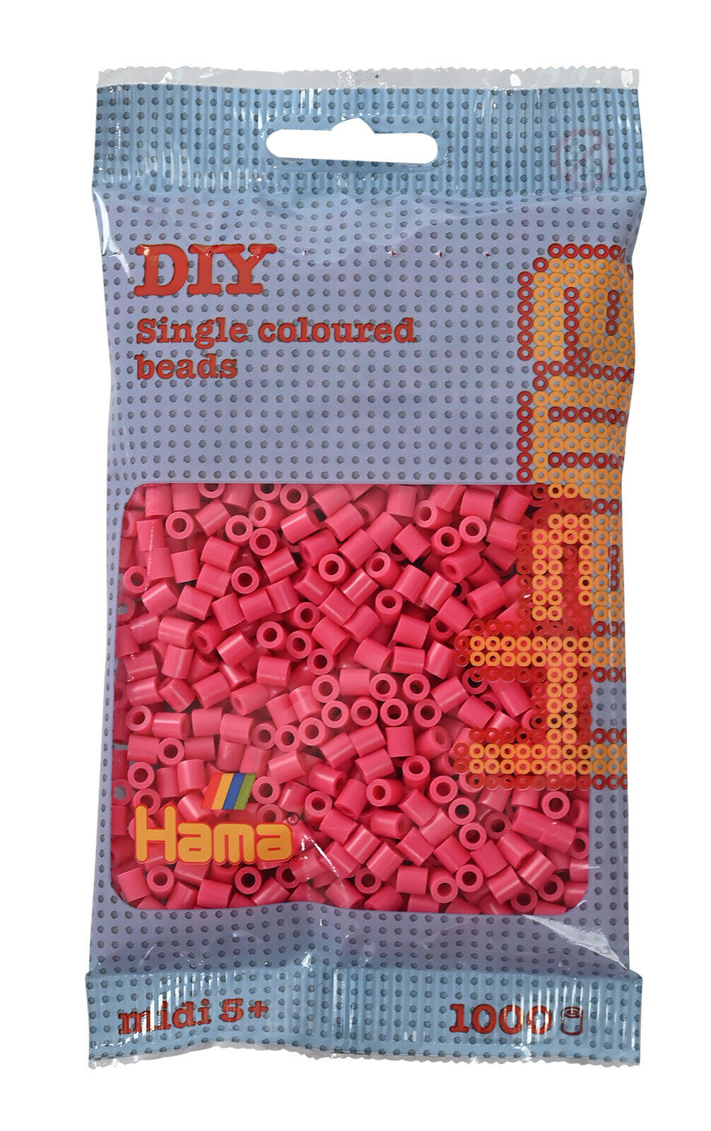 HAMA-Bügelperlen - Bügelperlen Beutel 1000 St. pink HAMA-Bügelperlen - Bügelperlen Beutel 1000 St. pink