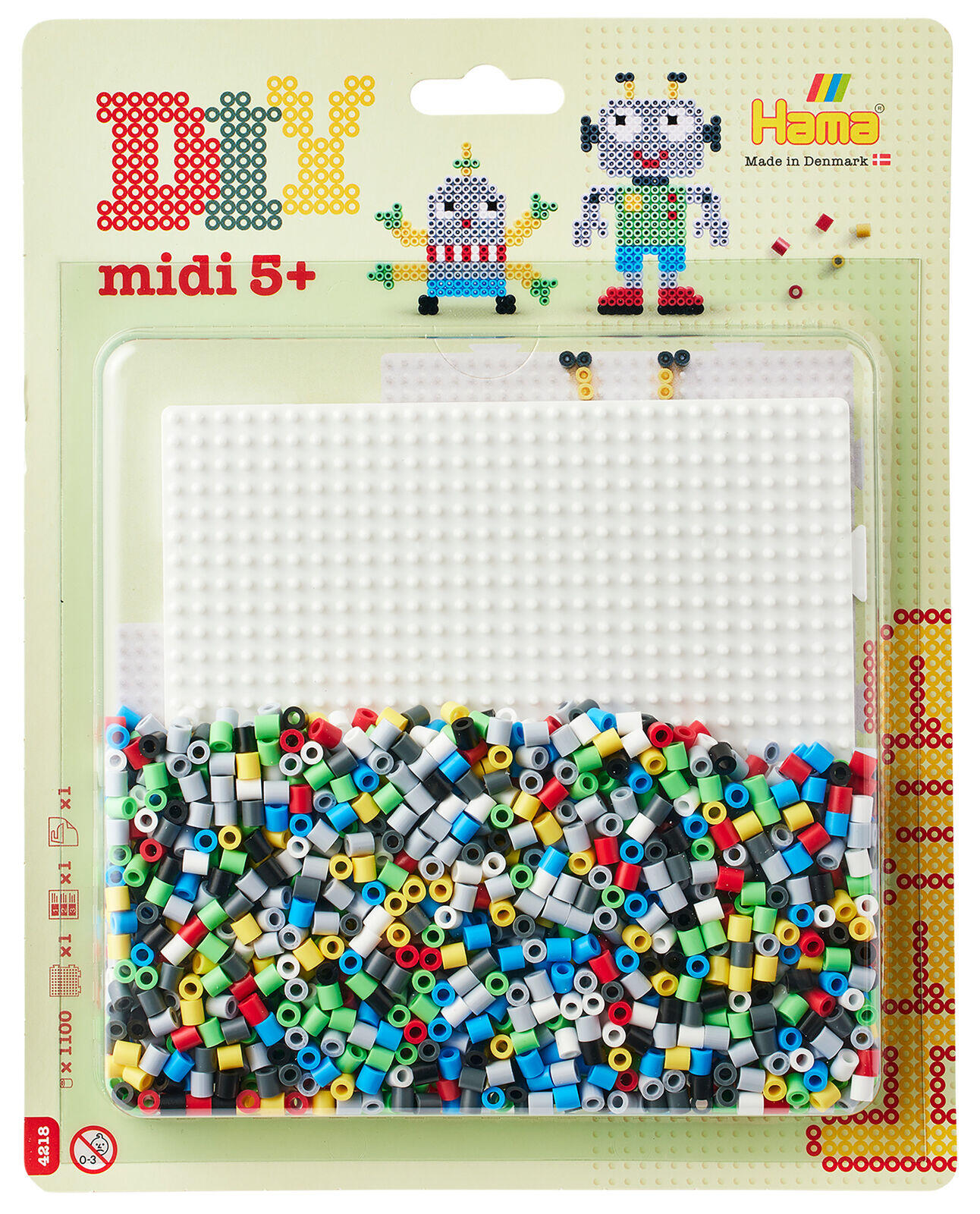HAMA-Bügelperlen - Bügelperlen Set Roboter HAMA-Bügelperlen - Bügelperlen Set Roboter
