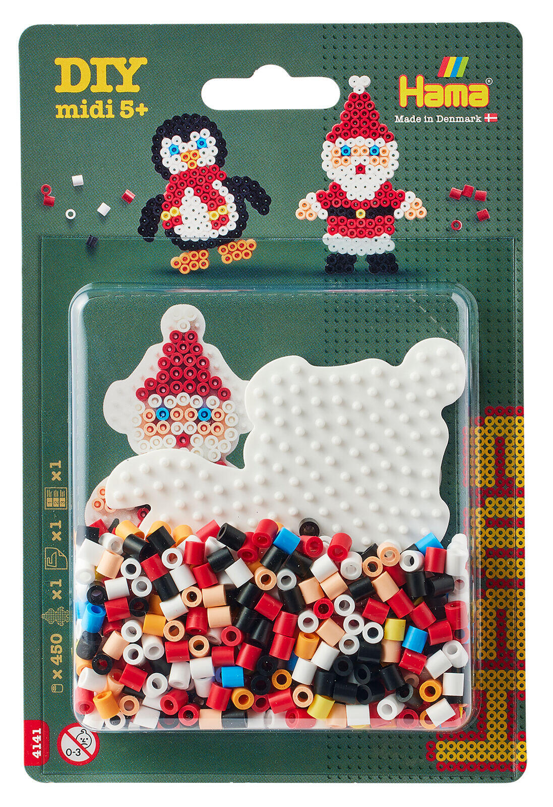 HAMA-Bügelperlen - Bügelperlen Set klein Weihnachtsmann HAMA-Bügelperlen - Bügelperlen Set klein Weihnachtsmann