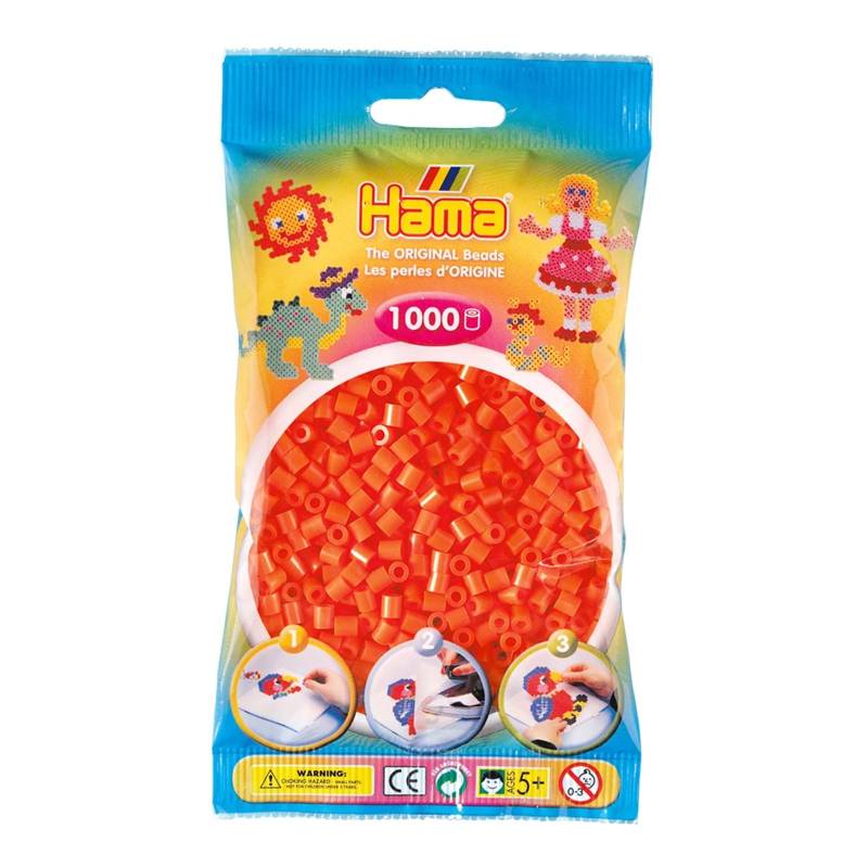 HAMA - Perlen orange, 1.000 Stück