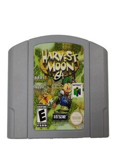 HARVESTMoon 64 Video Game Cartridge English US Version NTSC for Nintendo 64 N64 Game Console Gaming