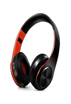 HIFI stéréo écouteurs bluetooth casque Red