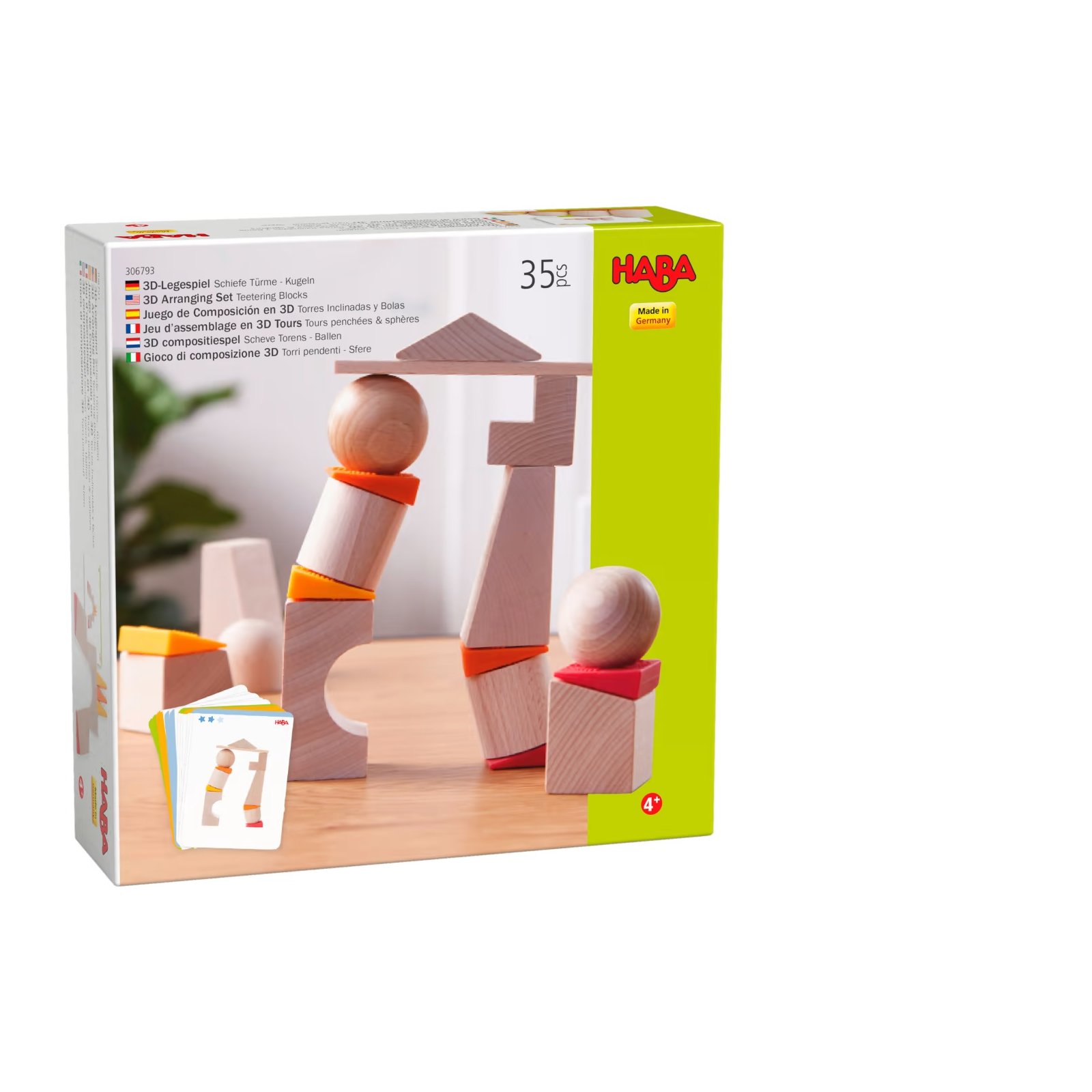 Haba - 3D-Legespiel Schiefe Türme - Kugeln (2)