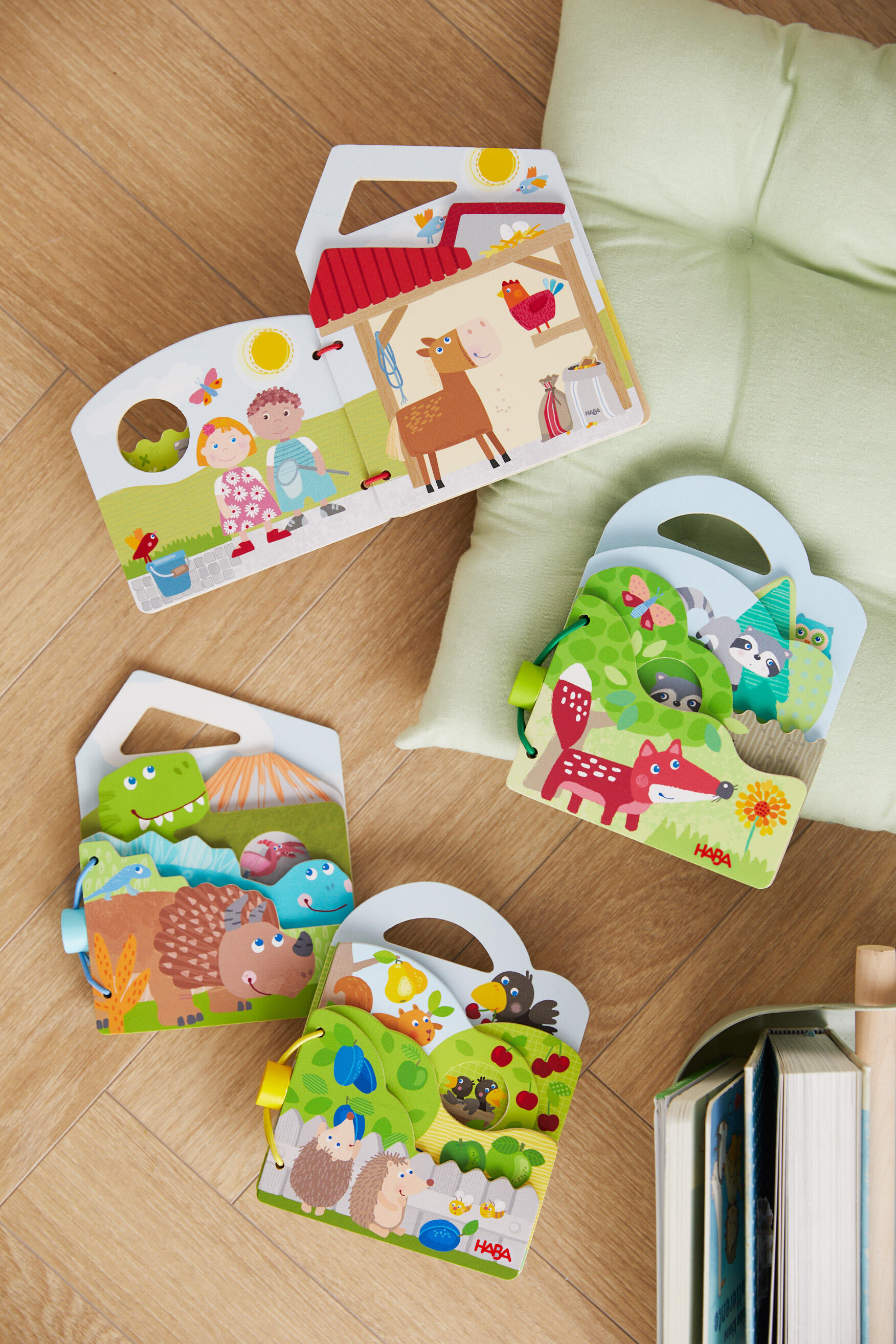 Haba - Babybuch Holz Obstgarten Haba - Babybuch Holz Obstgarten
