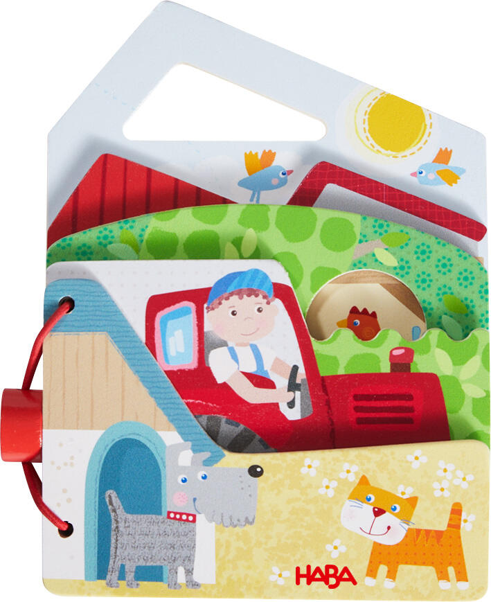 Haba - Babybuch Holz Traktor Haba - Babybuch Holz Traktor