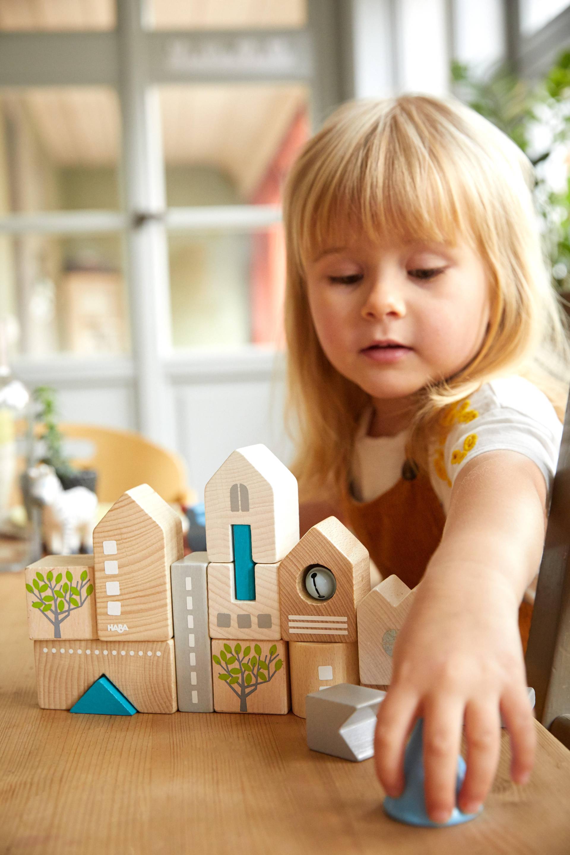 Haba - Bausteine Bad Rodach natur blau Haba - Bausteine Bad Rodach natur blau