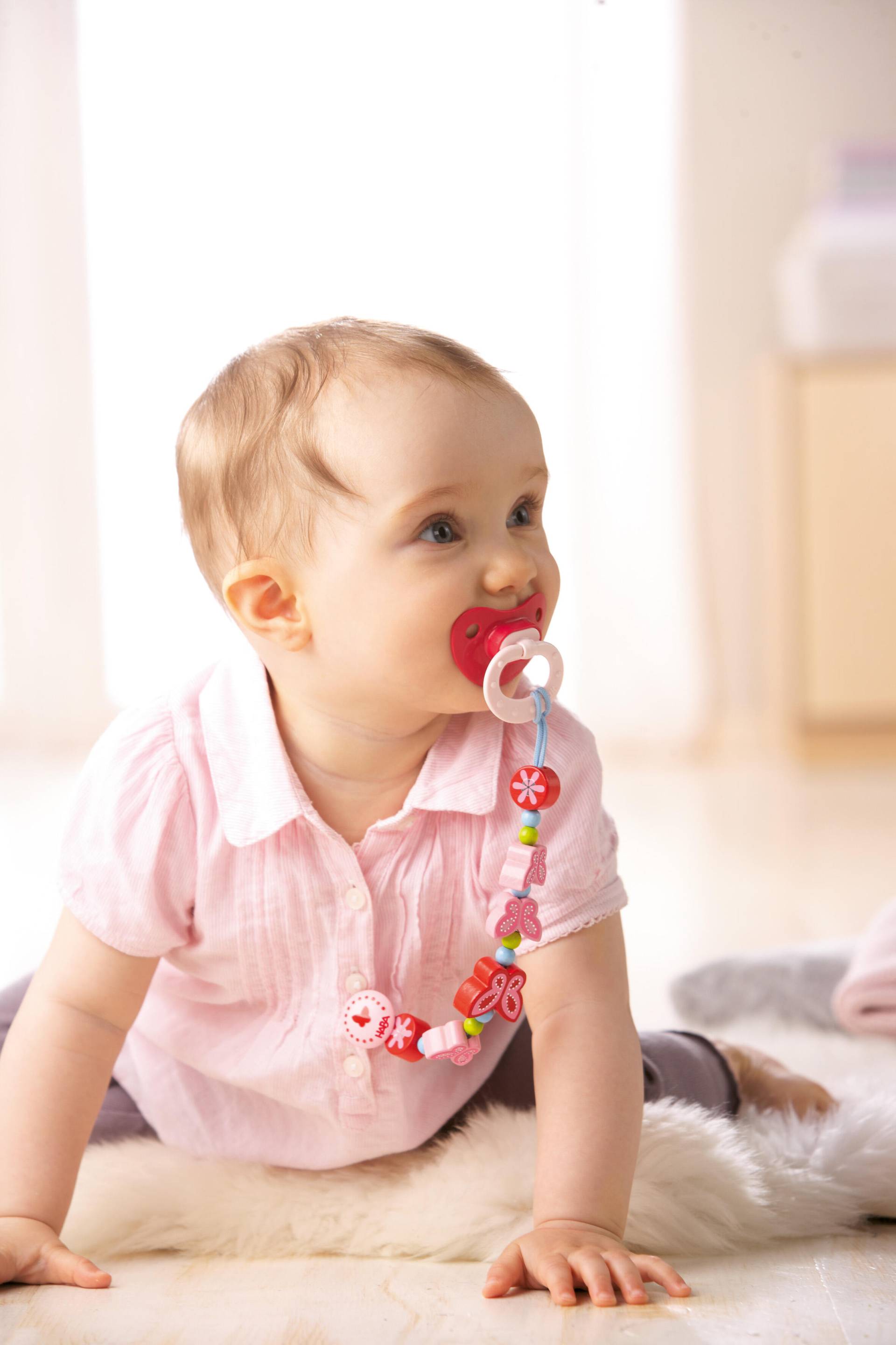 Haba - Schnullerkette Schmetterlingszauber Haba - Schnullerkette Schmetterlingszauber