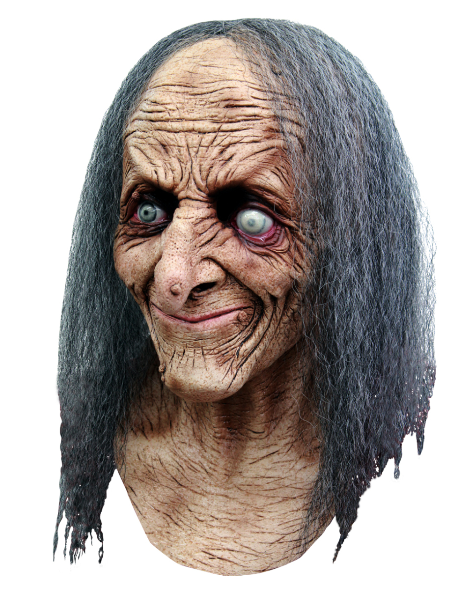 Hagatha Hexenmaske mit Haaren Hagatha Hexenmaske mit Haaren