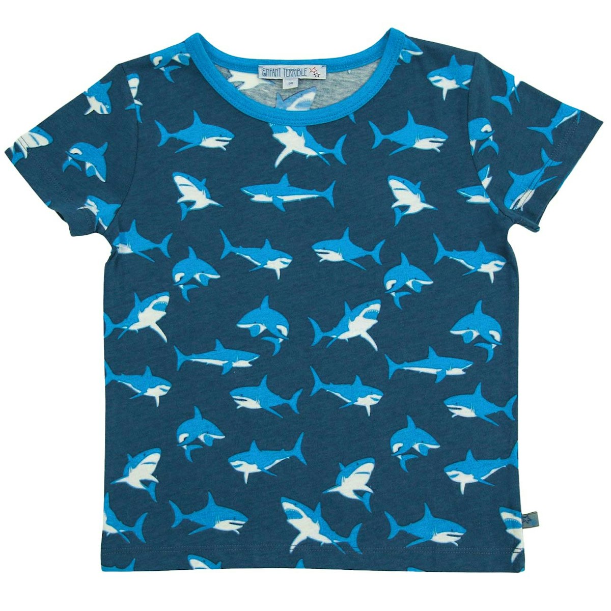 Hai Alloverdruck Shirt kurzarm navy 86/92 Hai Alloverdruck Shirt kurzarm navy 86/92