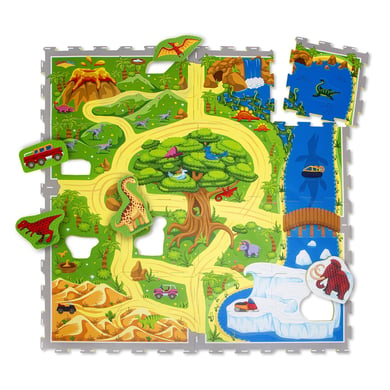 Hakuna Matte Puzzlematte - Dinosauriersafari (120 x 120 cm) von Hakuna Matte